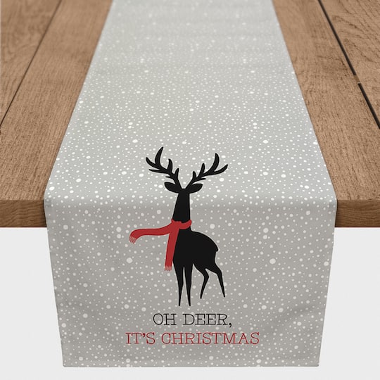 90" Oh Deer It's Christmas Table Runner